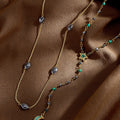 Tranquil Gleam Hematite Station Necklace 4