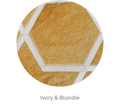 HEXAGON – Modern Patterned Rug in Organic Hide 6
