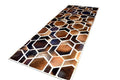 HEXAGON – Modern Patterned Rug in Organic Hide 3