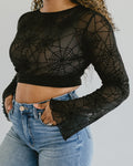 Mesh Spider Web Halftee 4