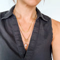 Pink Pearl Necklace Charm 10