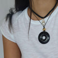 Corsica Necklace in Black 2