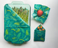 Beeswax Food Wrap - Fern Print 1