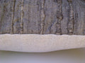 Luxe Grey Silk Lumbar Pillow 2
