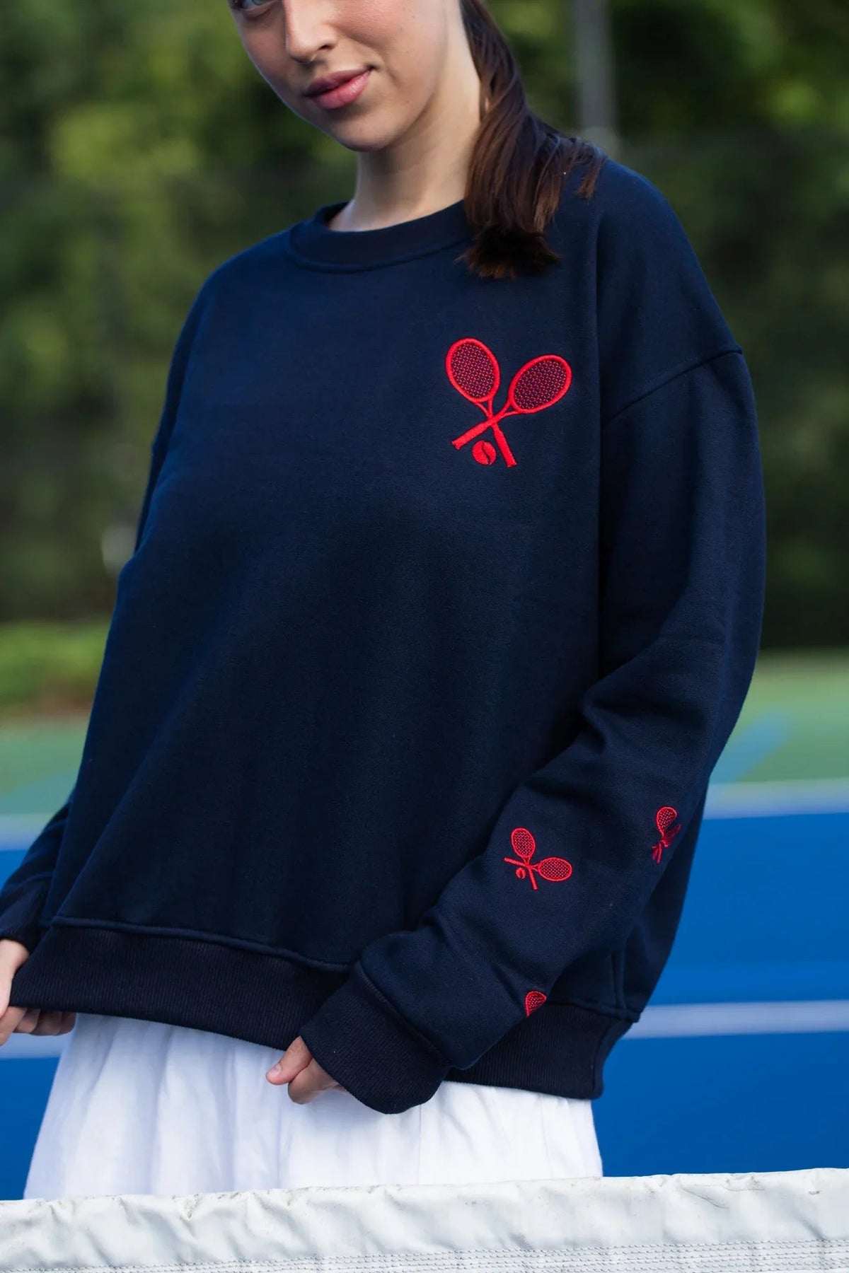 Tennis Racquets Sleeves Sweatshirt