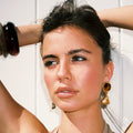 Belle Earrings in Tortoise 2