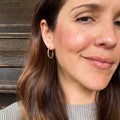 Chain Huggie Hoop Earrings 3