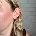 Hawaii 3D Huggie Hoop Earrings 6