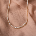MAMA Morse Code Pearl Necklace 4