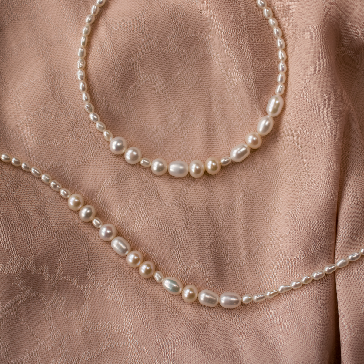ILY Morse Code Pearl Bracelet