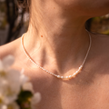 MAMA Morse Code Pearl Necklace 2