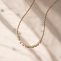 ILY Morse Code Pearl Necklace 1