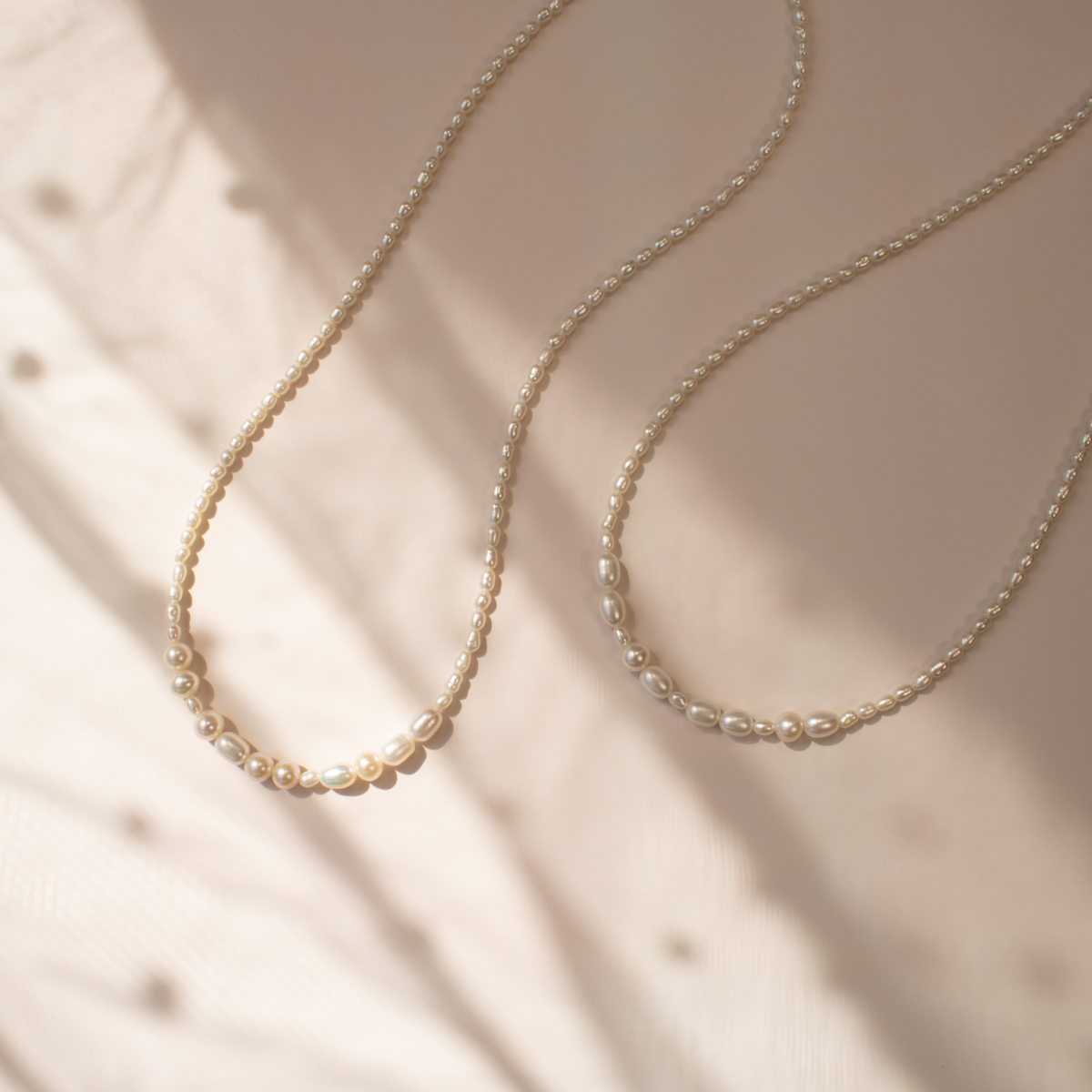 MAMA Morse Code Pearl Necklace