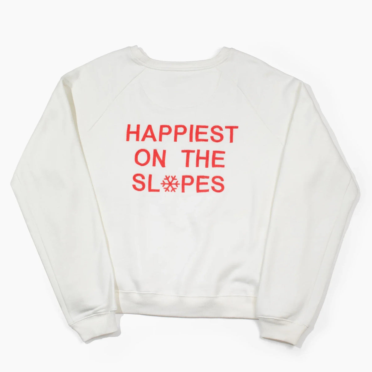 Happiest on the Slopes® Skiing Snowboarding Sweatshirt