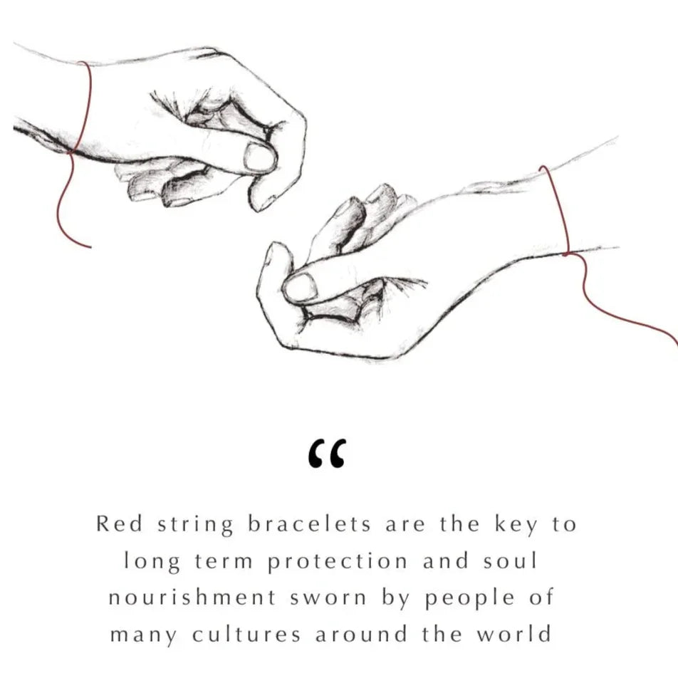 Devoted to Love Evil Eye Heart Charm Red String Bracelet