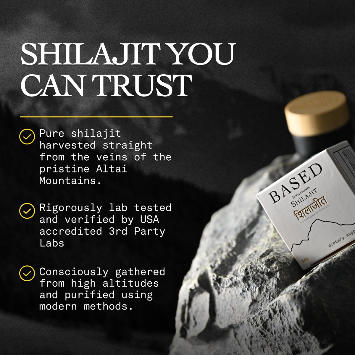 Shilajit Resin