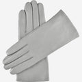 Isabella (grey) - Italian lambskin leather gloves with cashmere lining 1