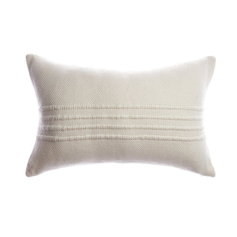 Ivory Handwoven Pillow