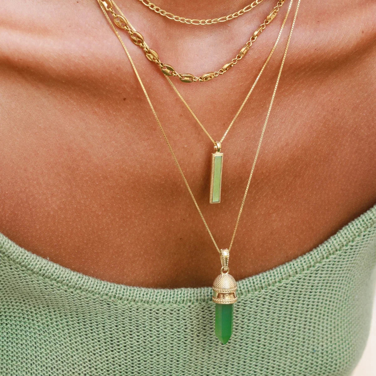 Fortune’s Path Jade Luck Necklace