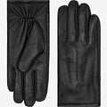 Julian (black) - Classic sheepskin leather gloves with warm fleece lining and touchscreen feature 1