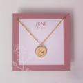 June Birth Flower Necklace • Rose 1
