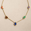 Sublime Beauty Multi-Symbol & Multi-Gemstone Necklace 5
