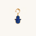 Soothing Vibrations Lapis Lazuli Hamsa Engravable Charm 4