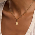 Ultimate Serenity Gold Hamsa Engravable Charm 2