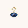 Enlightened Soul Lapis Lazuli Evil Eye Engravable Charm 4