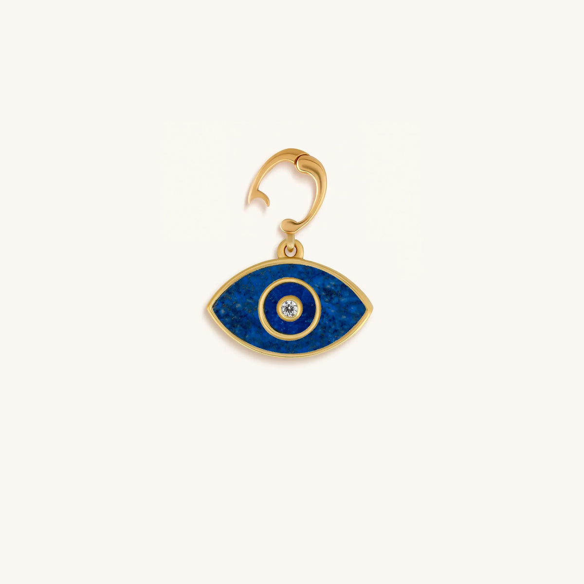 Enlightened Soul Lapis Lazuli Evil Eye Engravable Charm