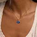 Enlightened Soul Lapis Lazuli Evil Eye Engravable Charm 2