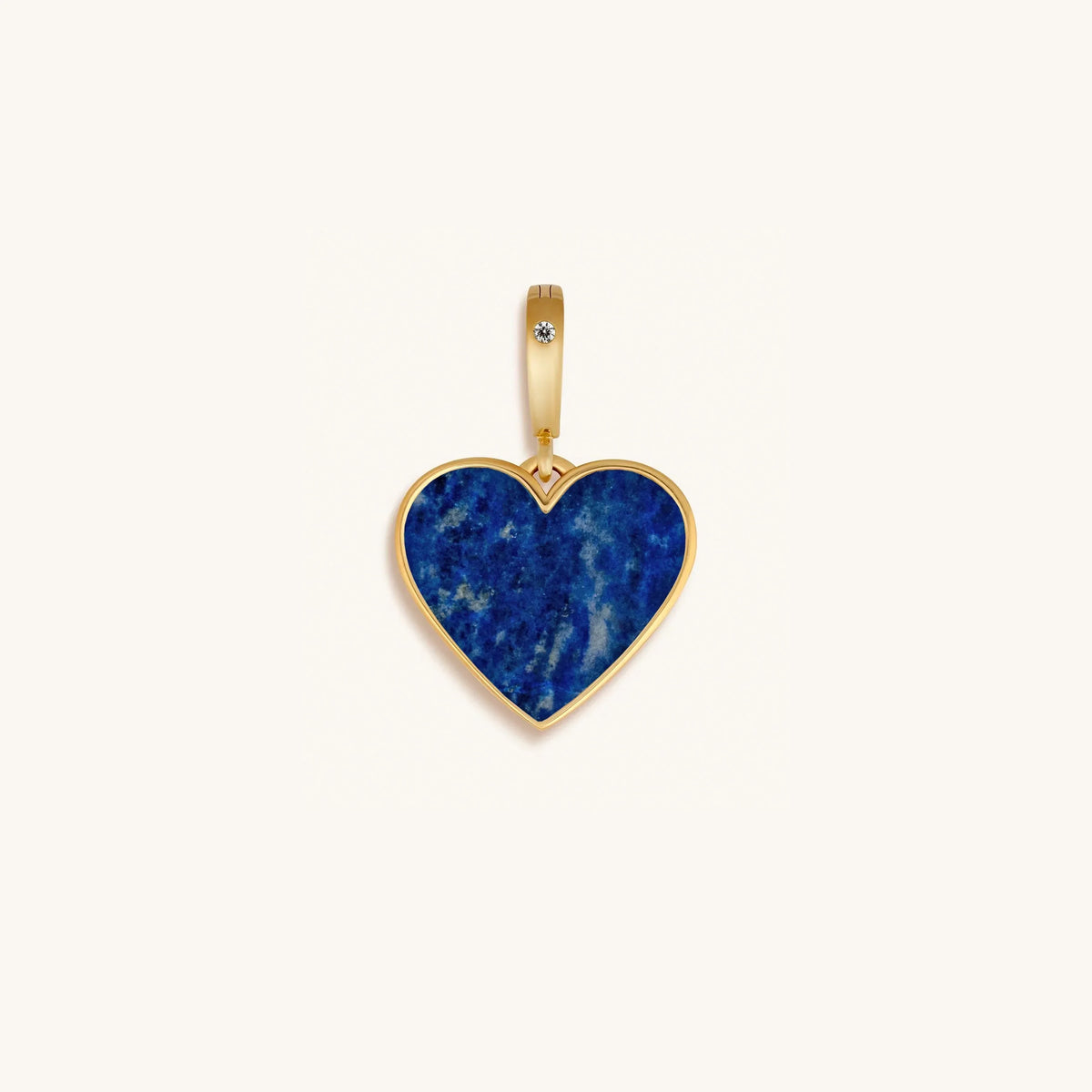 Love’s Wisdom Lapis Lazuli Heart Charm