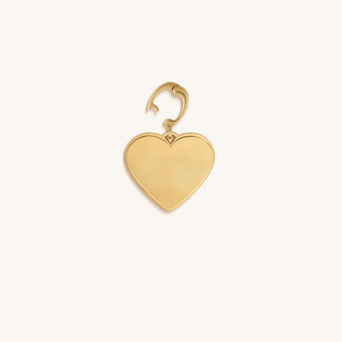 Peaceful Soul Gold Heart Charm