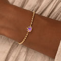 Inner Bloom Amethyst Lotus Gold Bracelet 2
