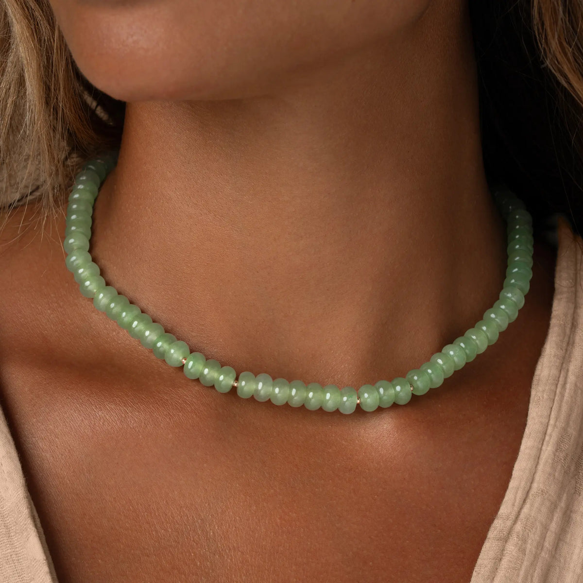 Fortune’s Path Jade Lucky Coin Necklace
