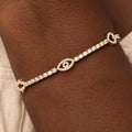 Serene Guardian Hamsa Heart Evil Eye Bracelet 2