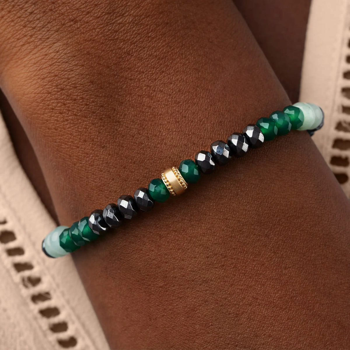 Aurora Essence Stretch Gemstone Bracelet