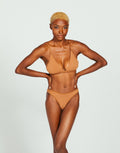 Triangle Bralette - Camel 3