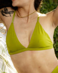 Triangle Bralette - Lime 1