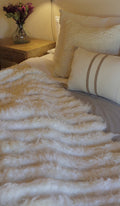 Lambskin Full Striped Blanket 5