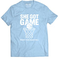 She Got Game - T-Shirt - Light Blue 1