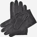 Leonardo (black) - Italian driving gloves made of American deerskin leather 4