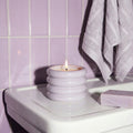 Soy Wax Ceramic Candle & Wick Trimmer Set 6