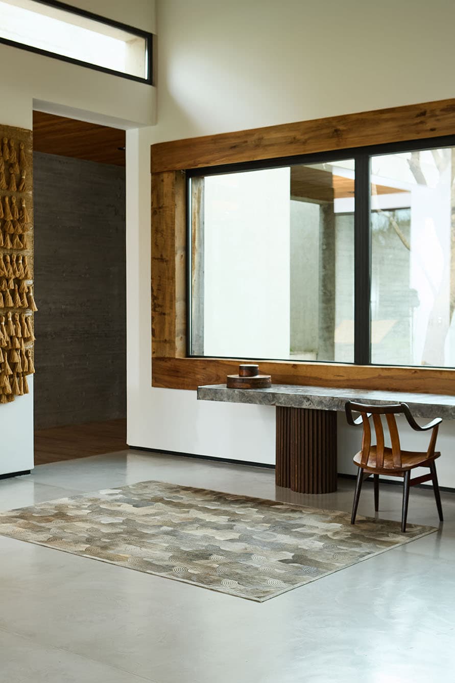 Loop Lasered - Custom Cowhide Rug