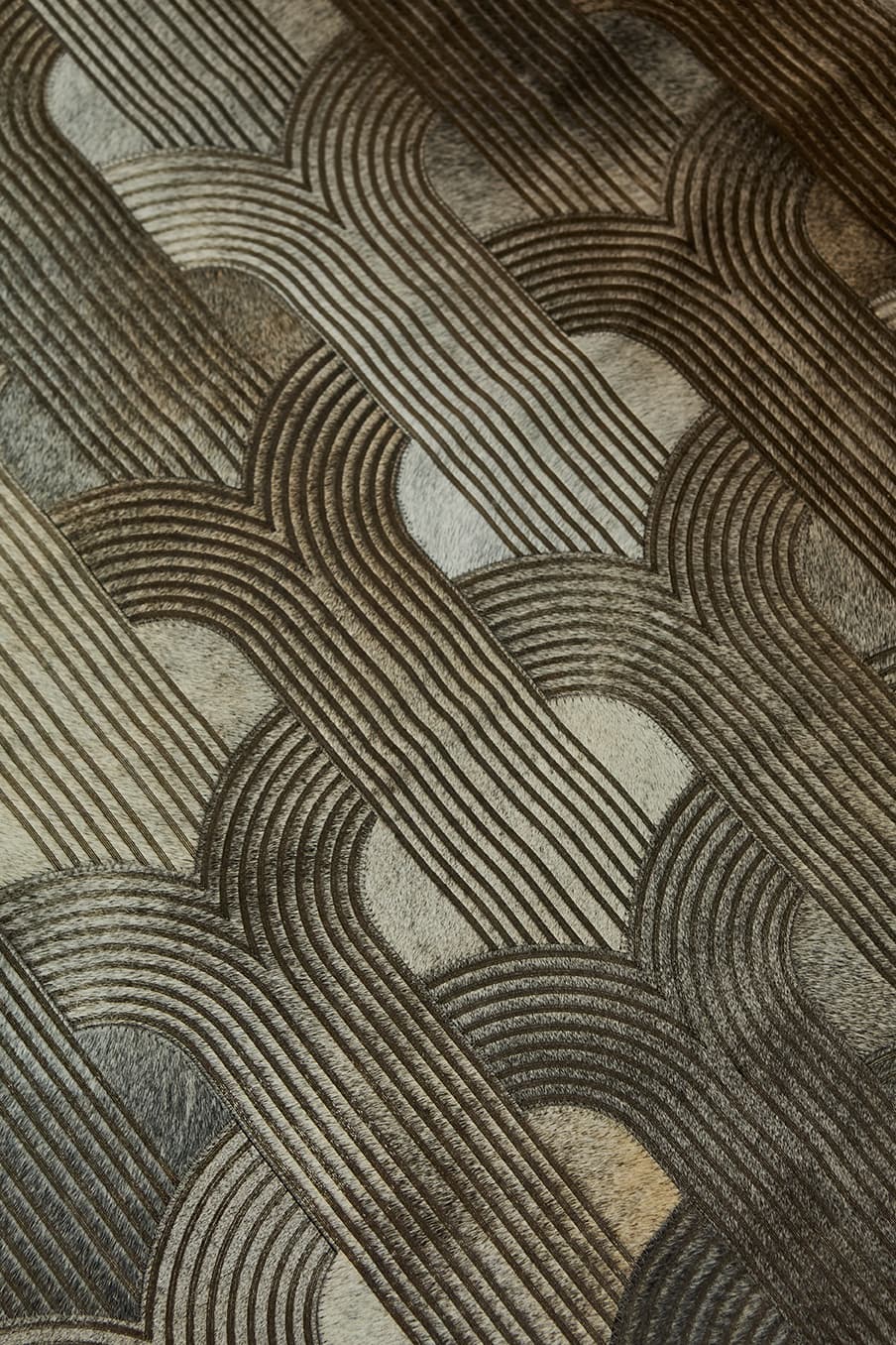 Loop Lasered - Custom Cowhide Rug