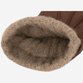 Lorenzo (brown) - Italian gloves made of American deerskin leather with cashmere lining 3