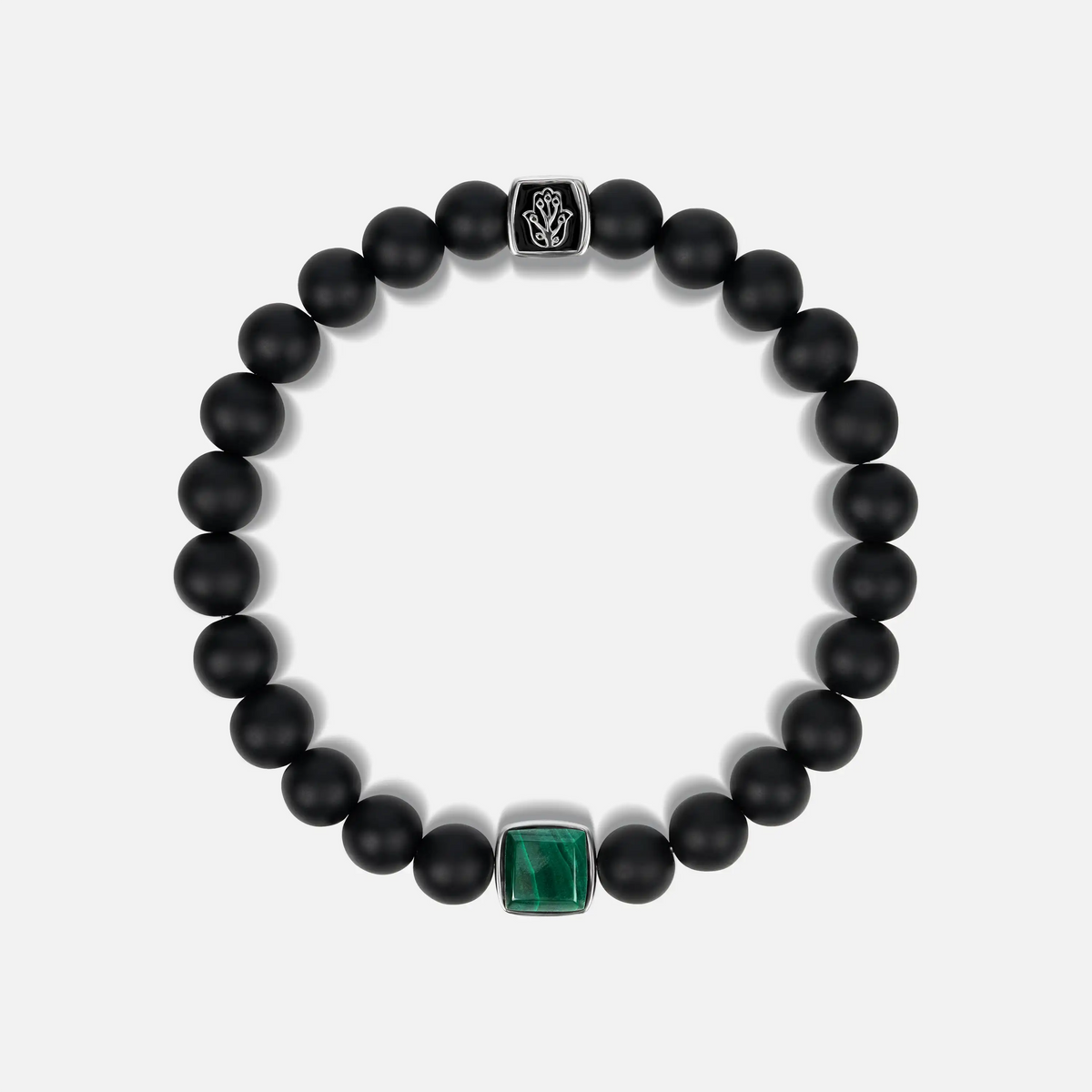 Abundant Positivity Onyx Malachite Bracelet