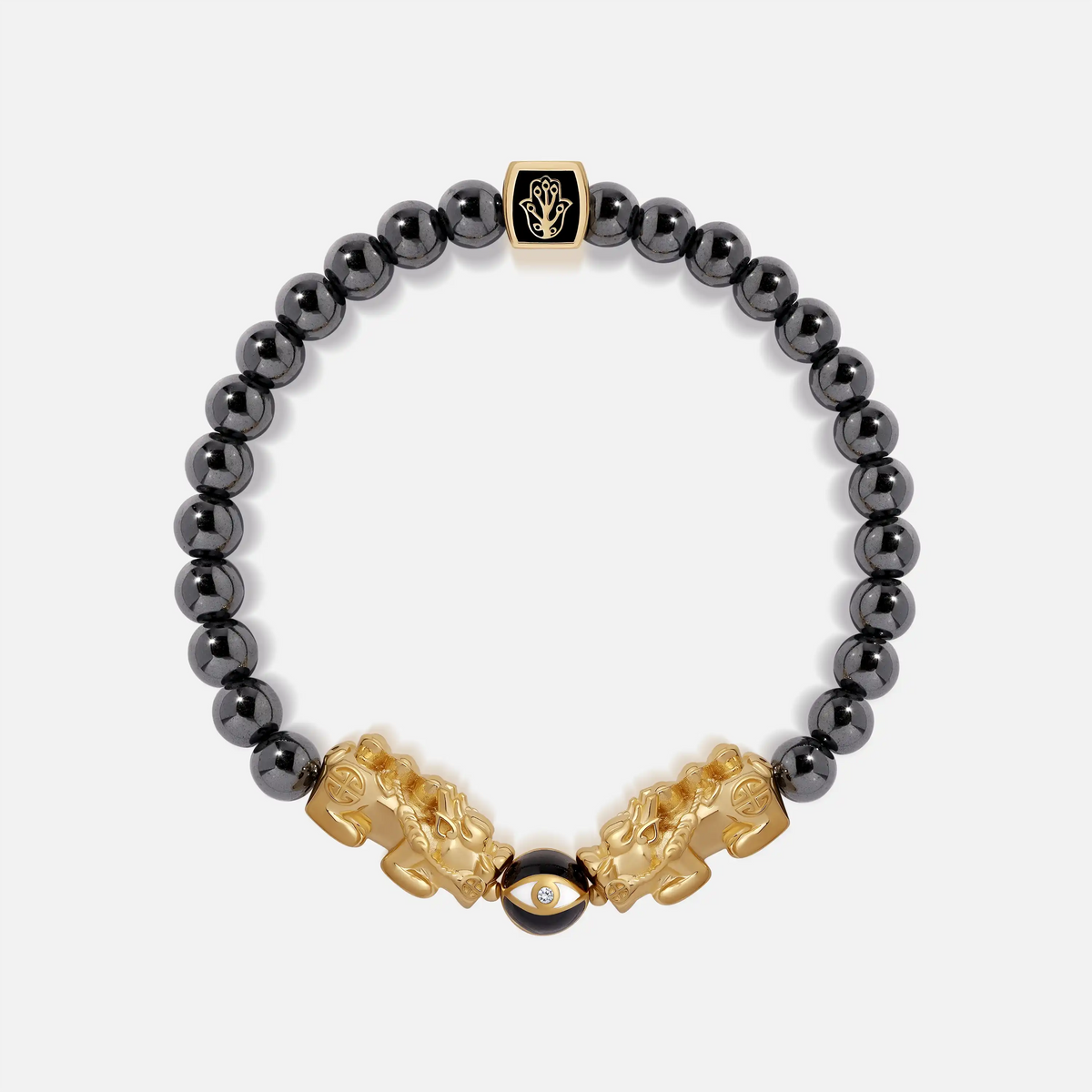 Courageous Ornament Double Dragon Bracelet