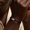 Opulent Security Men’s Evil Eye Black String Bracelet 2