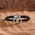 Sacred Abundance Men’s Black String Bracelet 1
